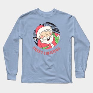 Drunk Santa Long Sleeve T-Shirt